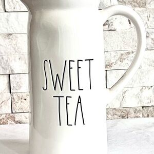 Rae Dunn White Sweet Tea Ceramic Pitcher